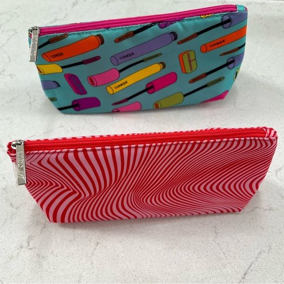 Clinique Handbags - Clinique Cosmetic Bags - Set of 2 - NWOT